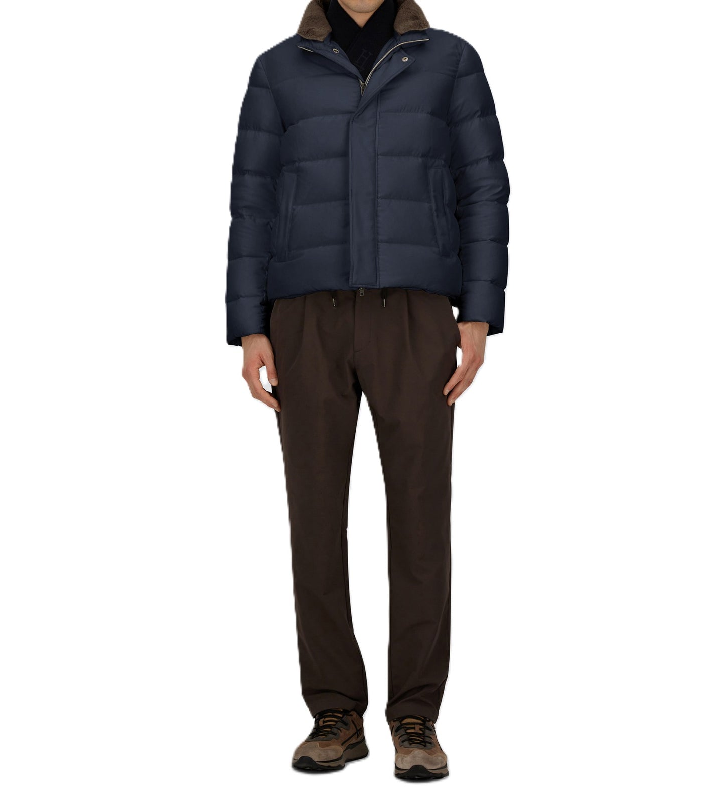 Bomber con collo Faux Fur