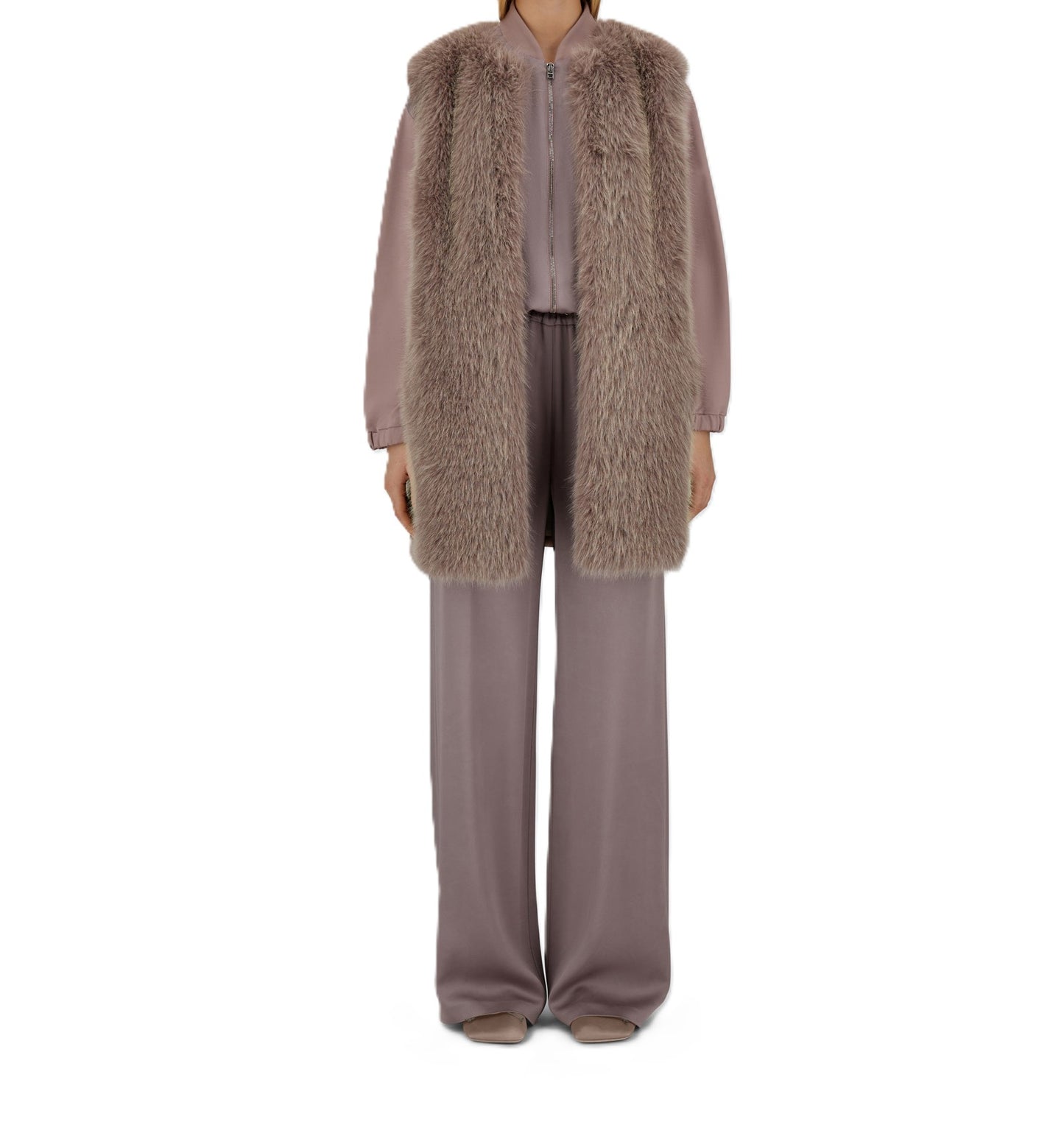 Gilet in Faux Fur