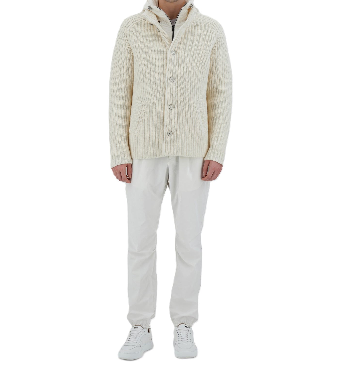 Bomber in maglia con pettorina