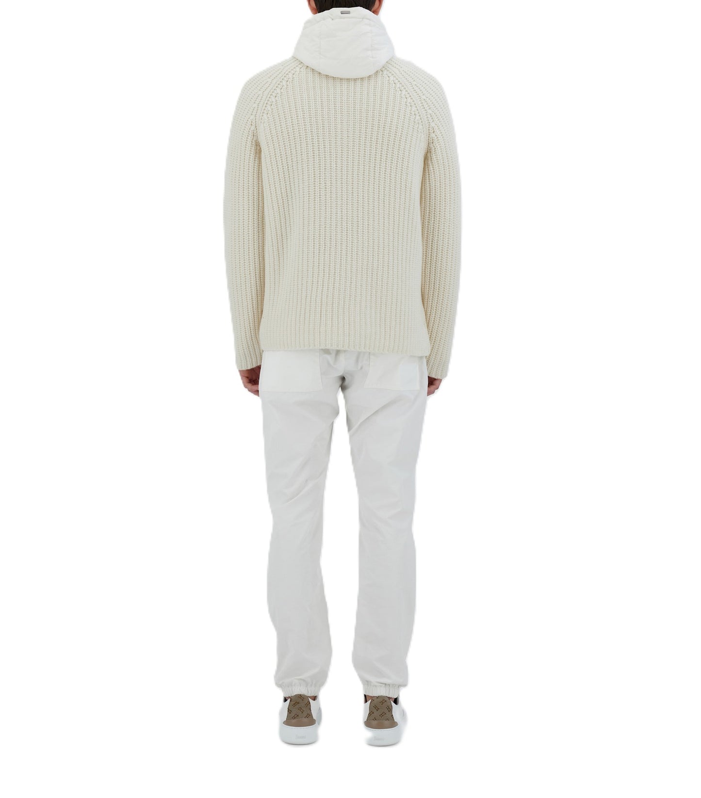 Bomber in maglia con pettorina