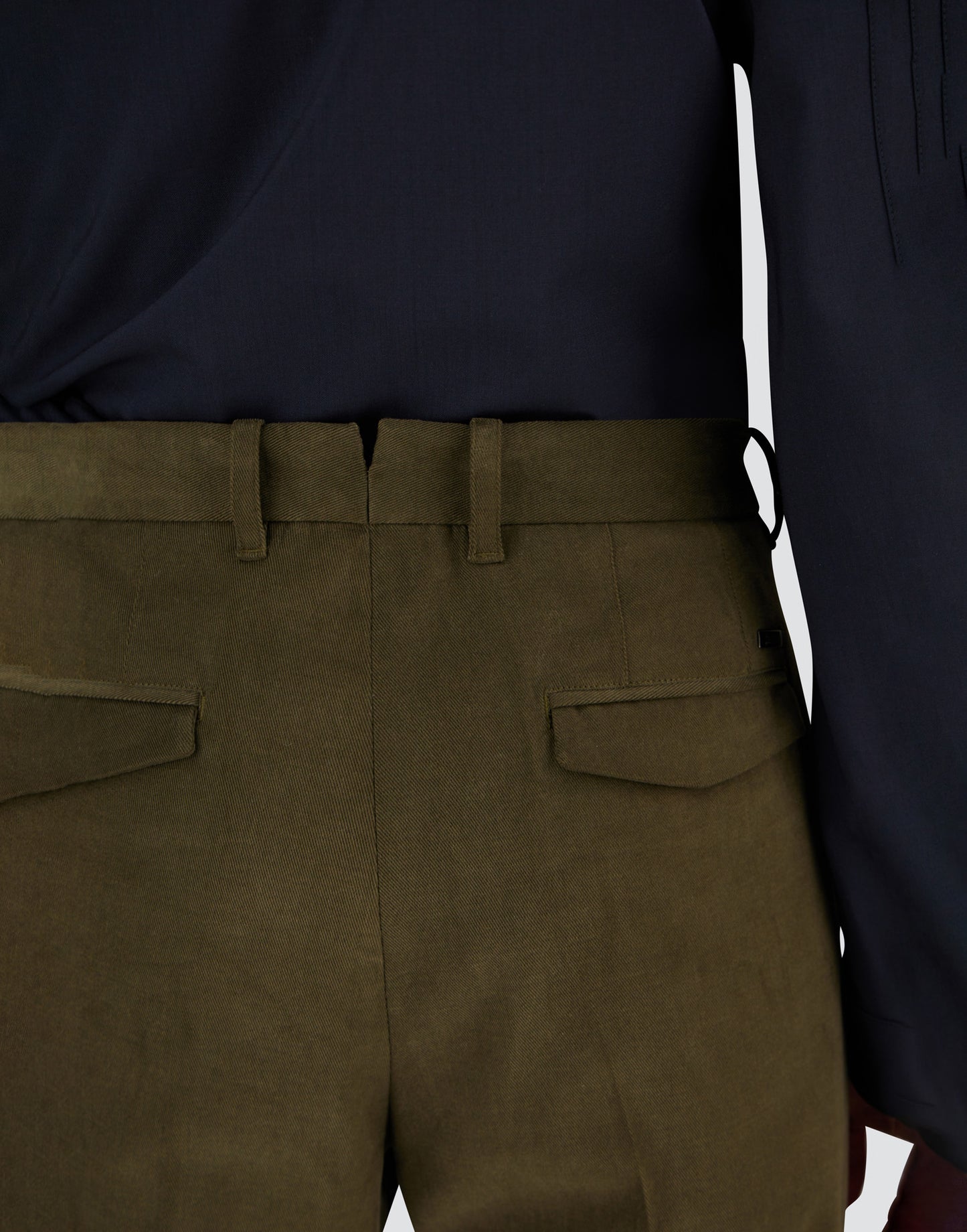 Pantaloni con risvolto regular fit