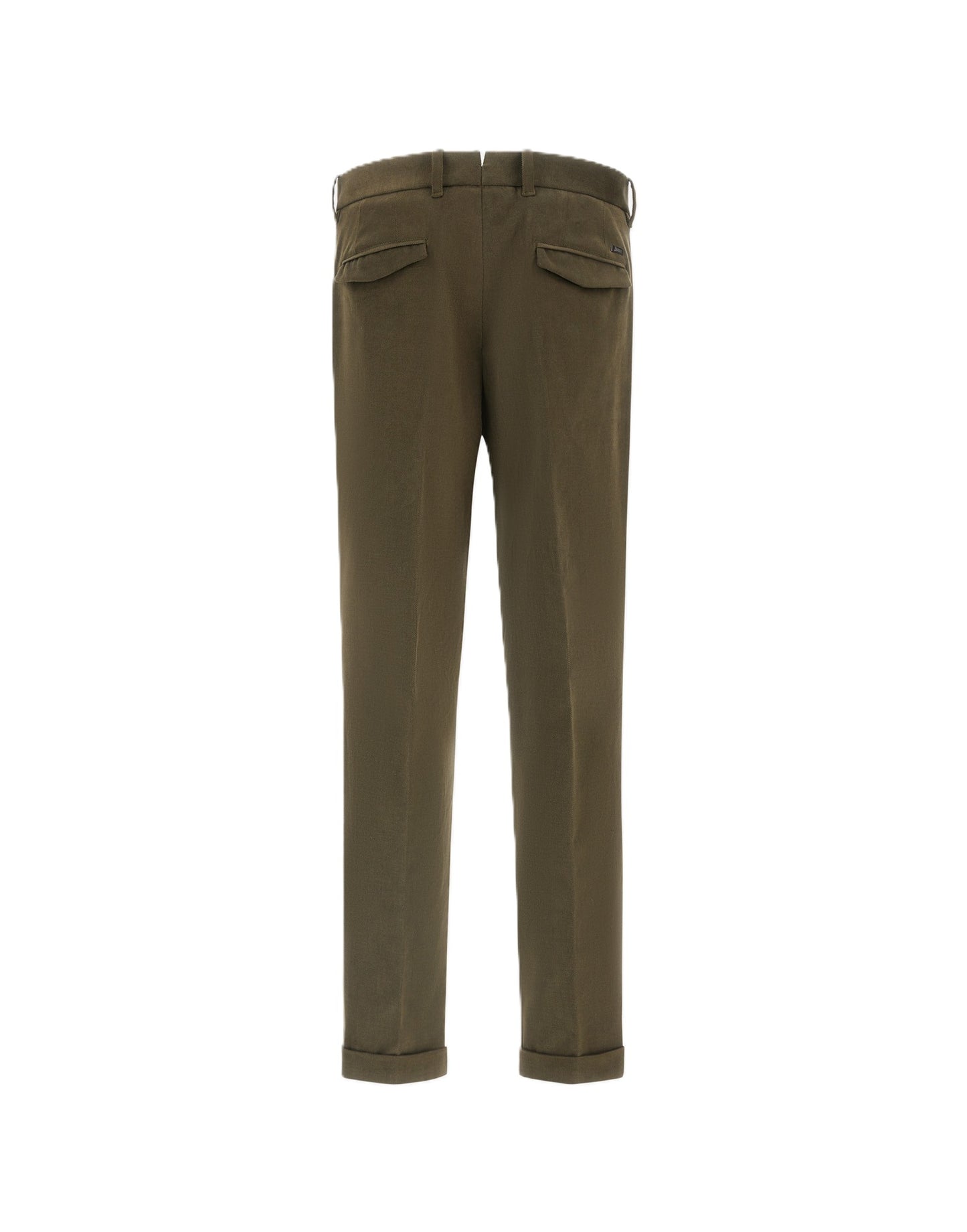 Pantaloni con risvolto regular fit
