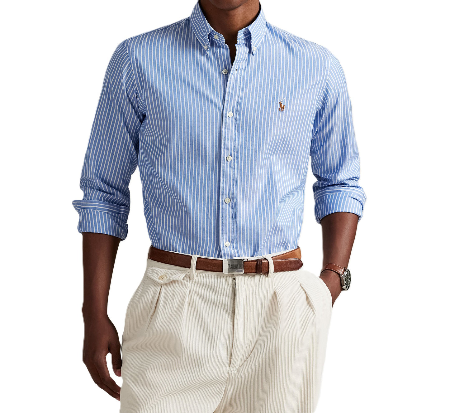 Camicia Oxford righe