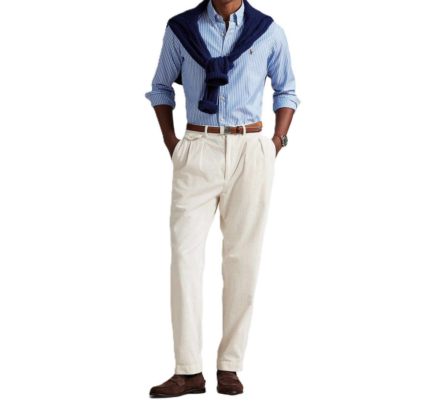 Camicia Oxford righe