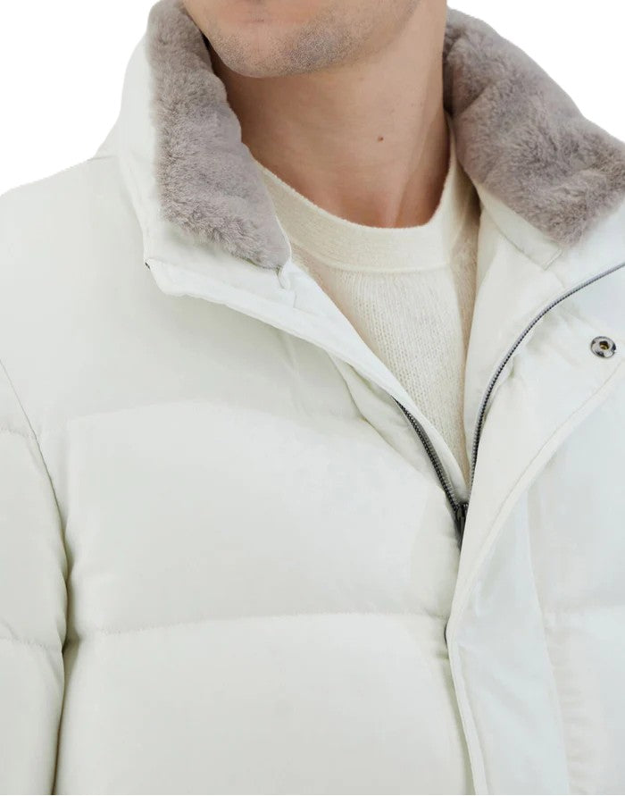 Bomber con collo Faux Fur