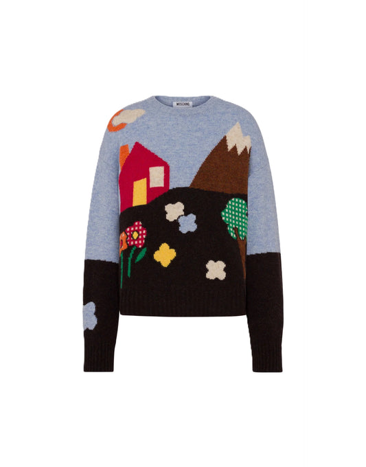 Pullover in lana shetland