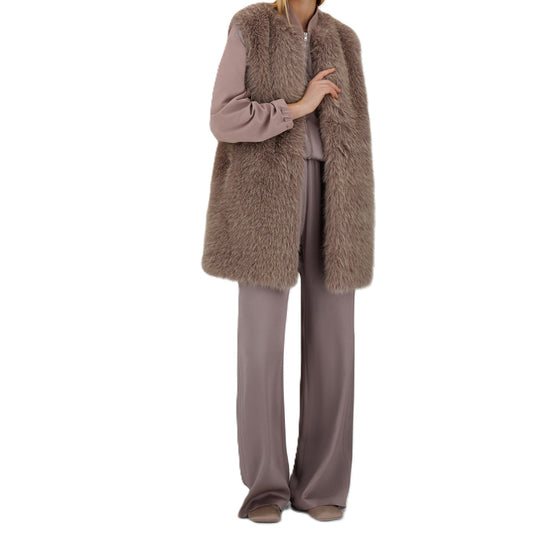 Gilet in Faux Fur
