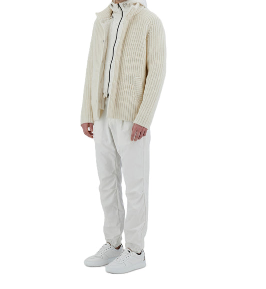 Bomber in maglia con pettorina