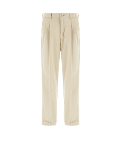 Pantaloni con risvolto regular fit