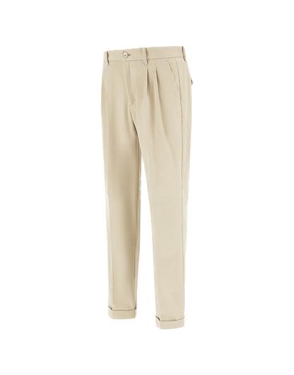 Pantaloni con risvolto regular fit