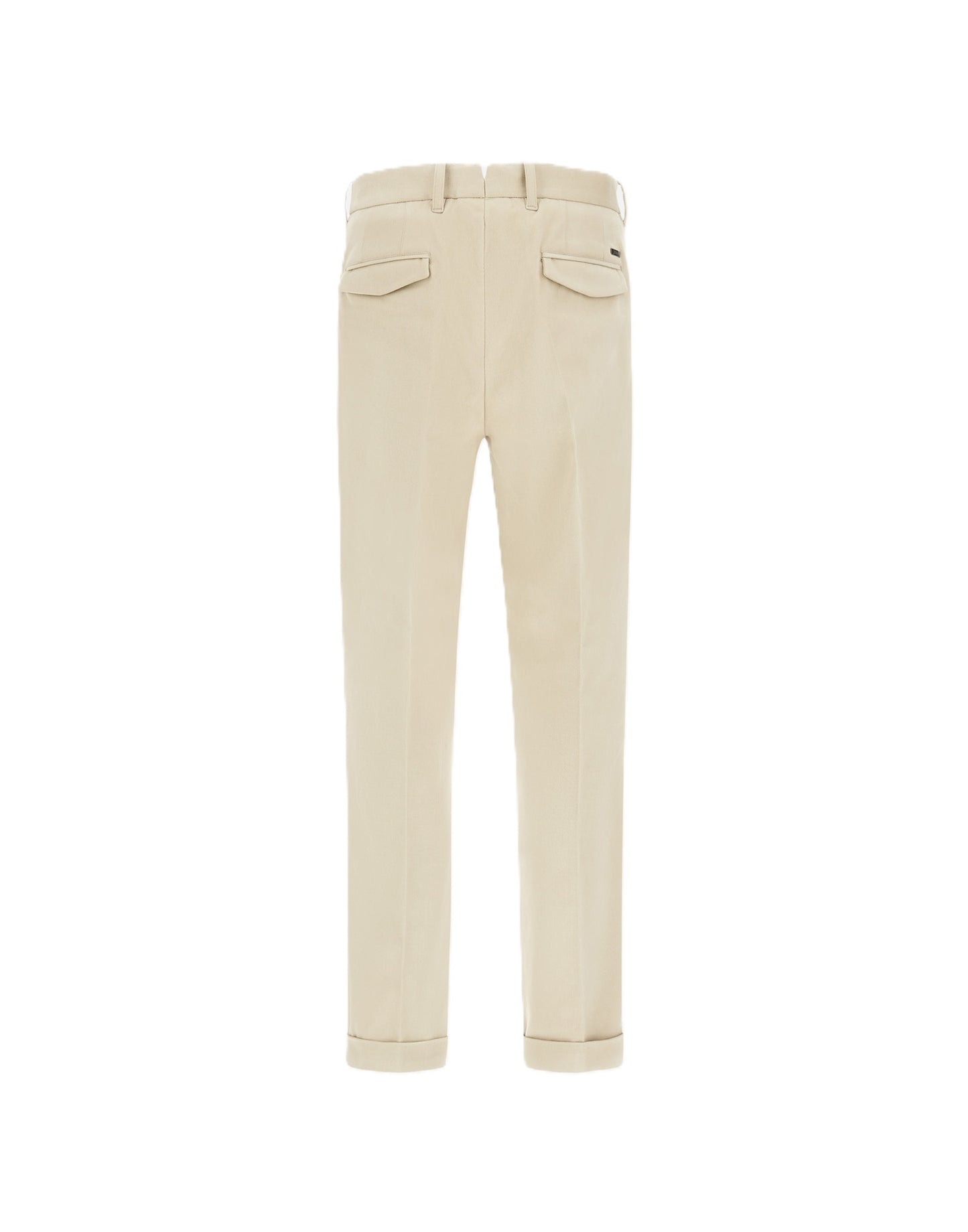Pantaloni con risvolto regular fit