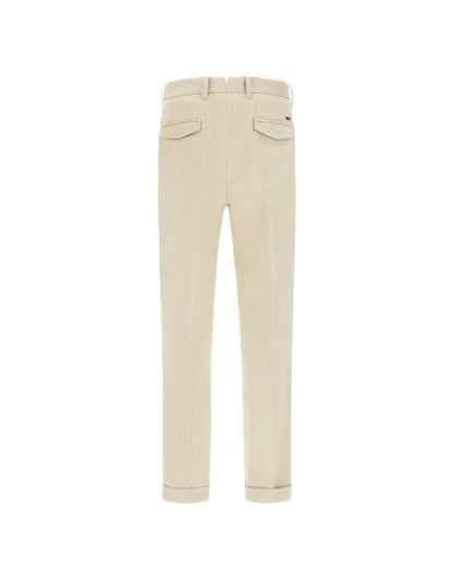 Pantaloni con risvolto regular fit