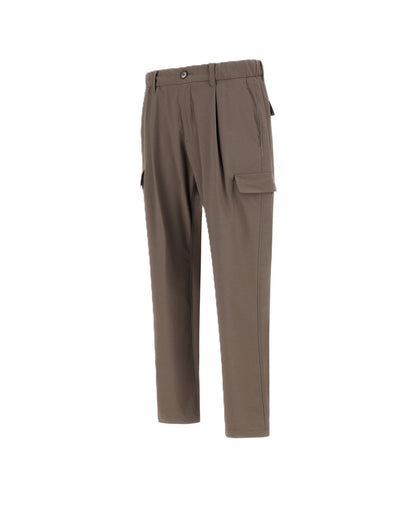 Pantaloni regular con pattine