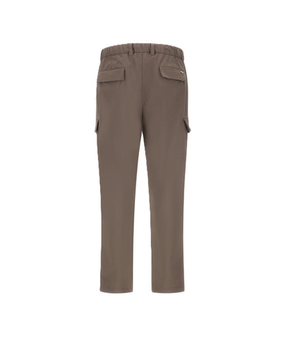 Pantaloni regular con pattine