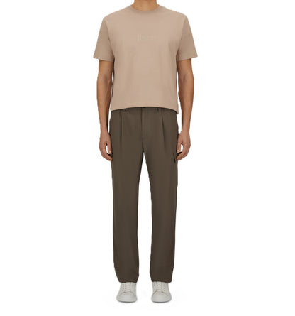 Pantaloni regular con pattine
