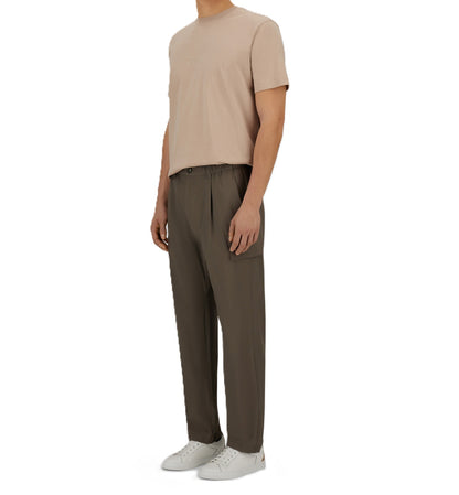 Pantaloni regular con pattine